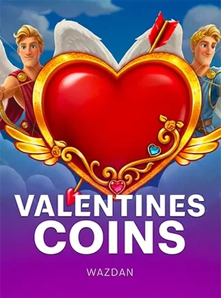ตัวอย่างภาพเกมสล็อต Valentines Coins จากค่าย Wazdan